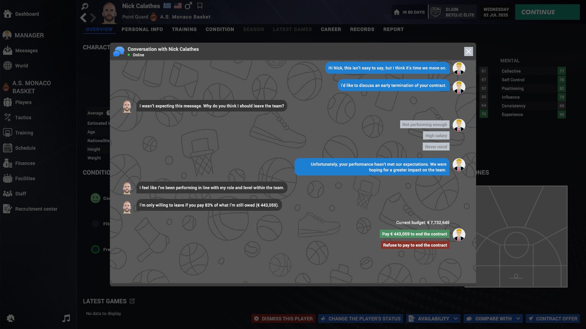 Скриншот Pro Basketball Manager 2026