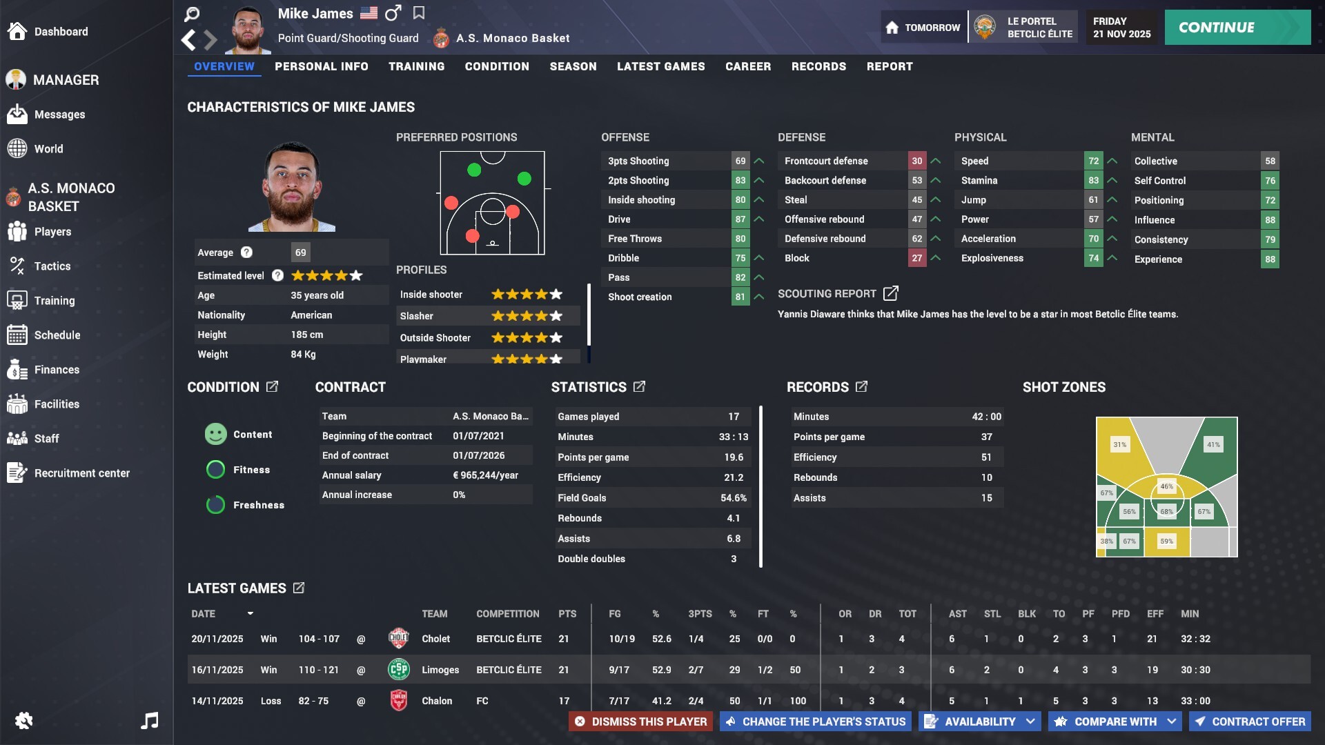 Скриншот Pro Basketball Manager 2026