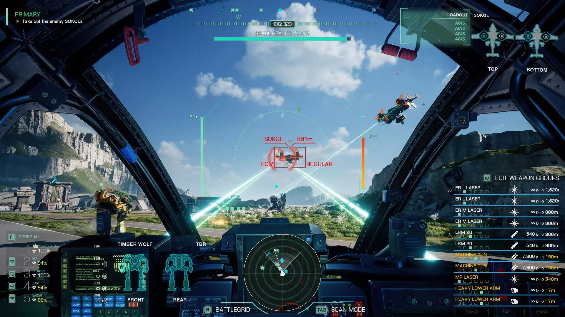 Скриншот MechWarrior 5: Clans