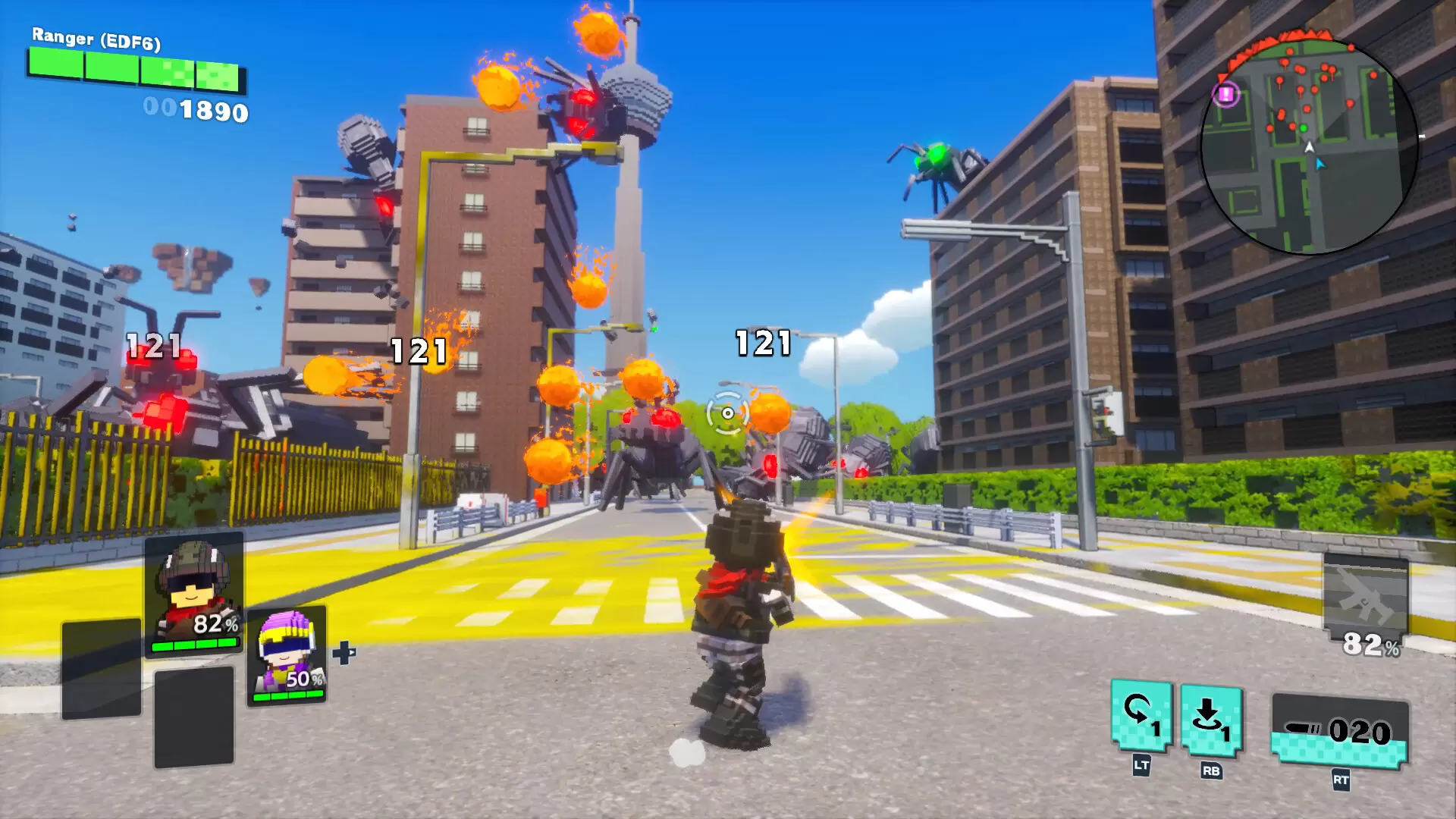 Скриншот EARTH DEFENSE FORCE: WORLD BROTHERS 2