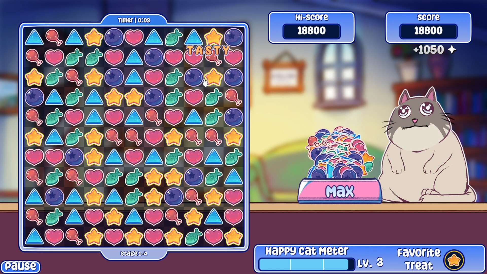 Скриншот Chowdown Kitty