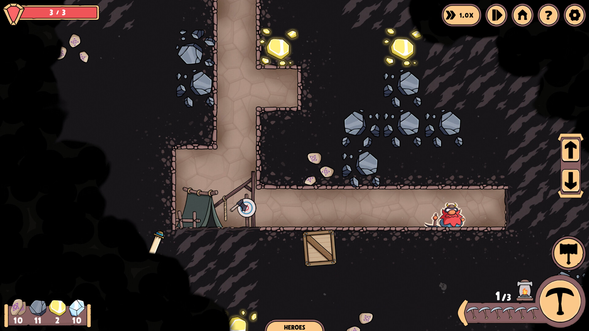 Скриншот Hold The Mine