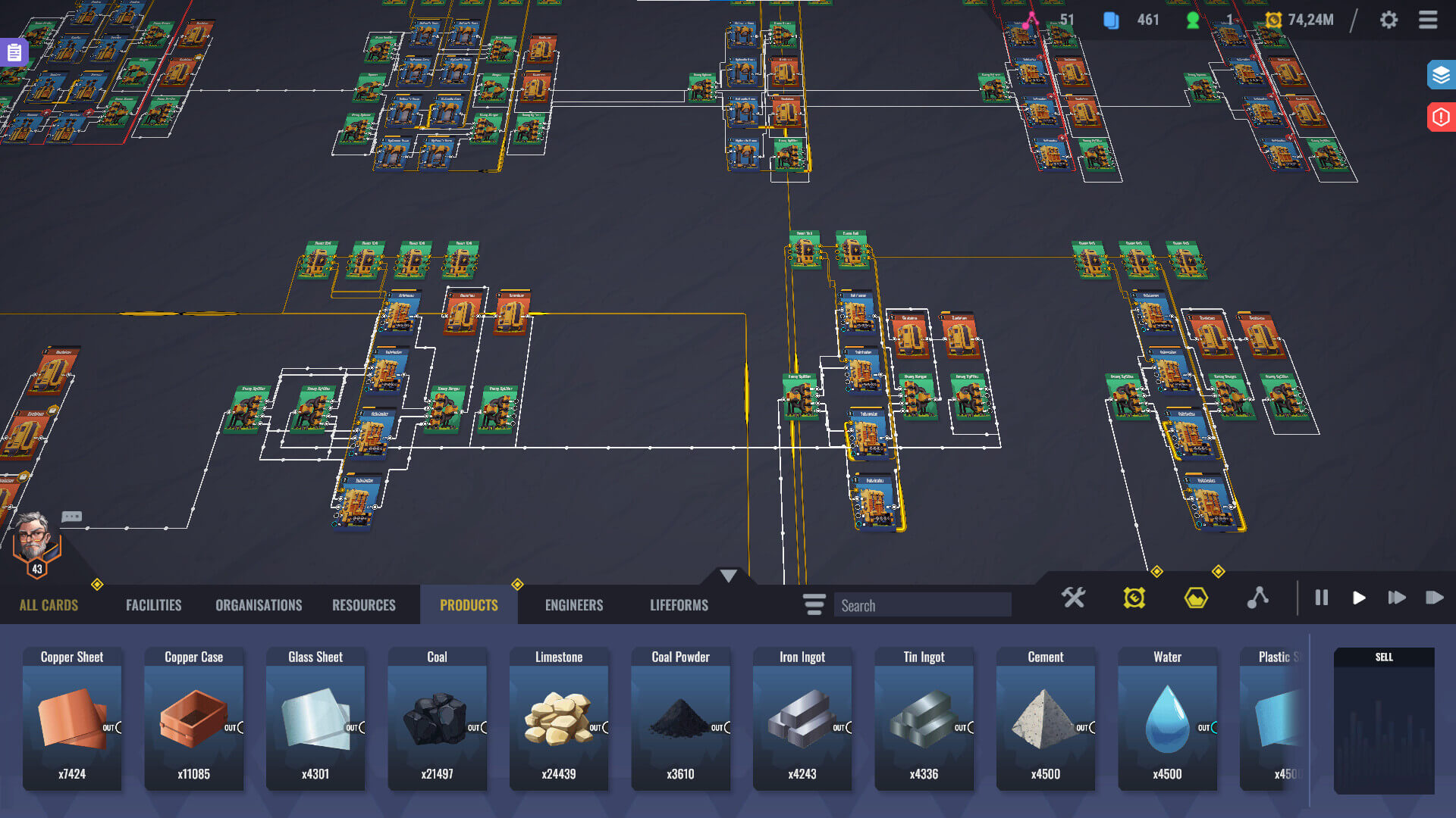Скриншот Factory Planner