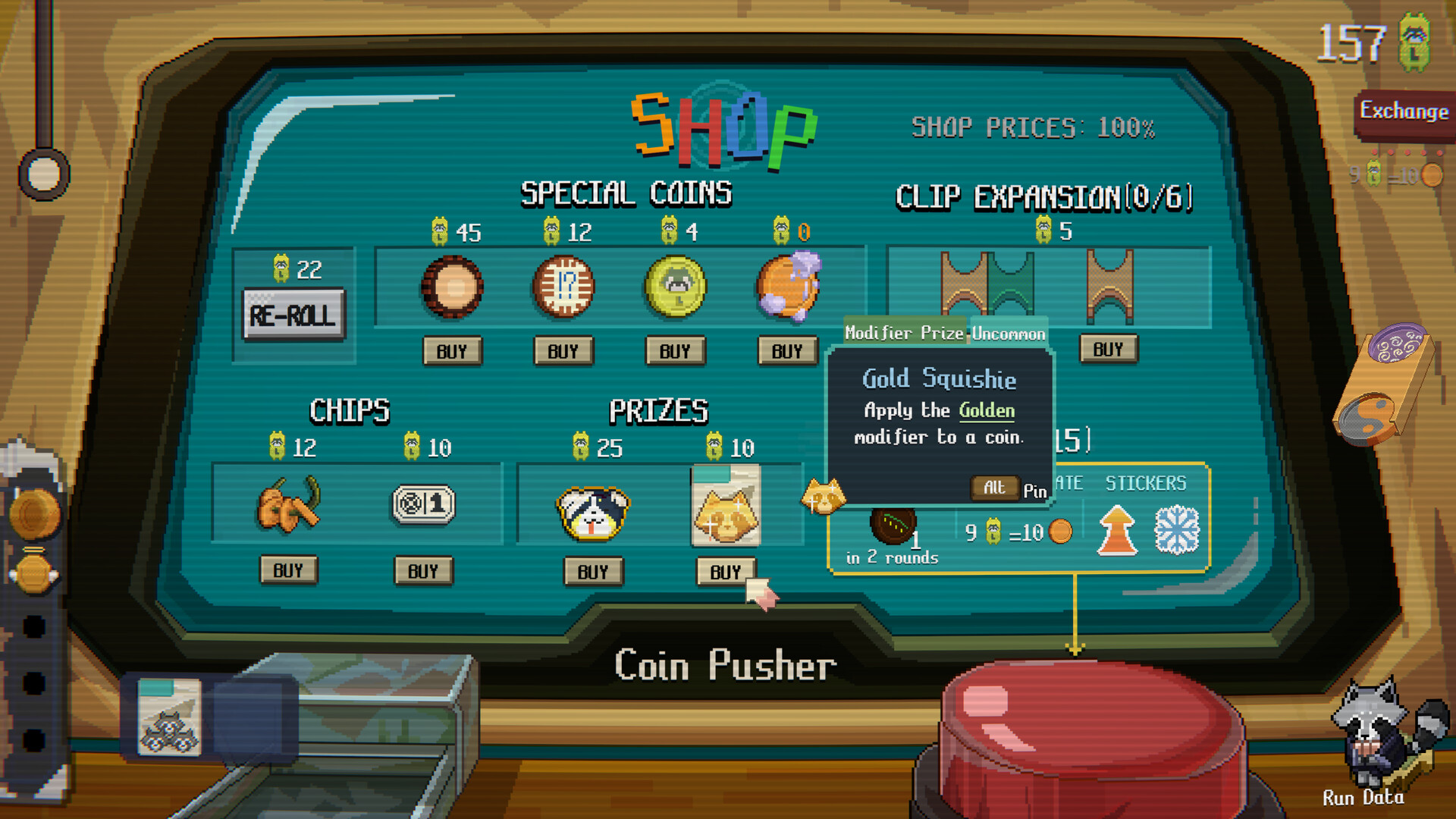 Скриншот RACCOIN: Coin Pusher Roguelike