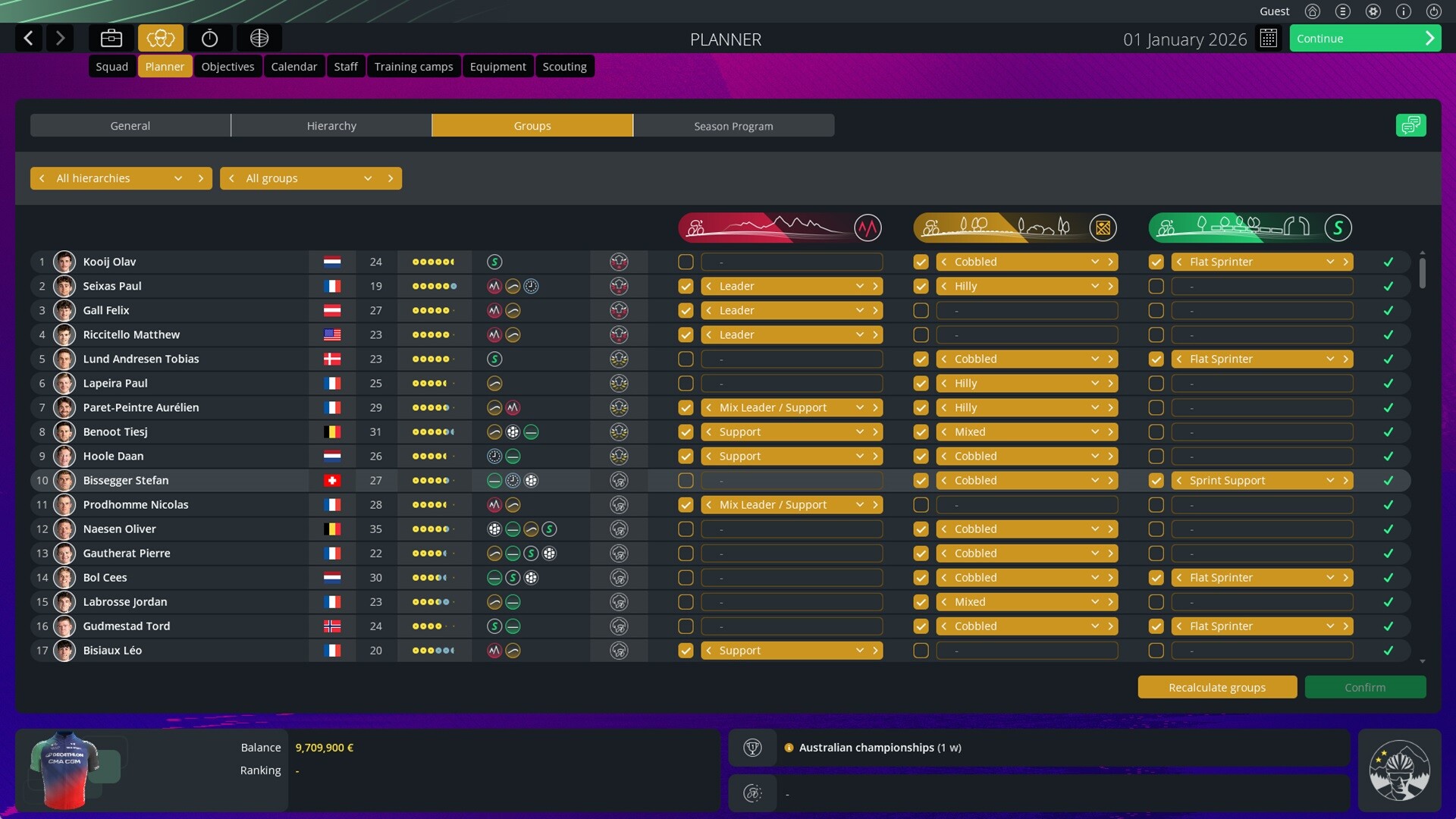 Скриншот Pro Cycling Manager 26