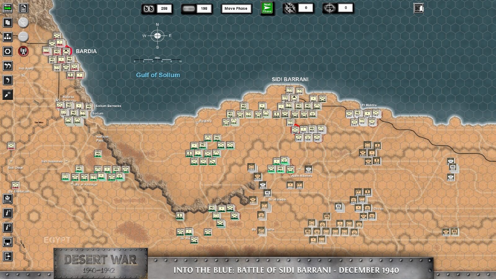Скриншот WEGO World War II: Desert War