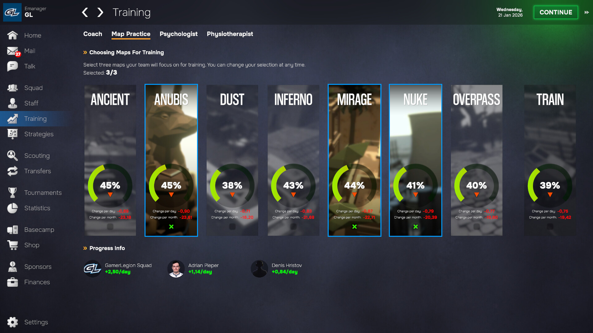Скриншот Esports Manager 2026