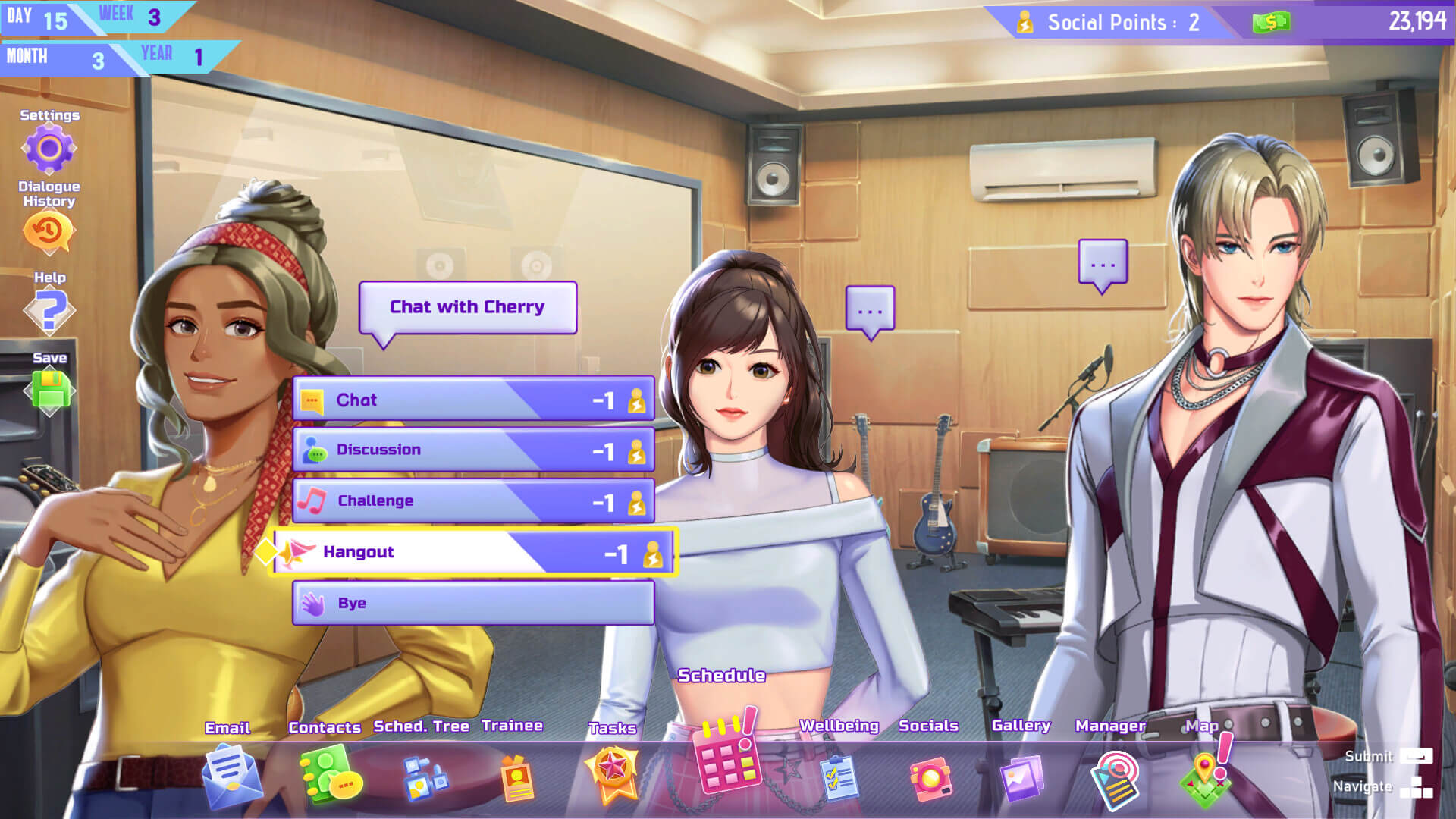 Скриншот K-pop Idol Stories: Road to Debut