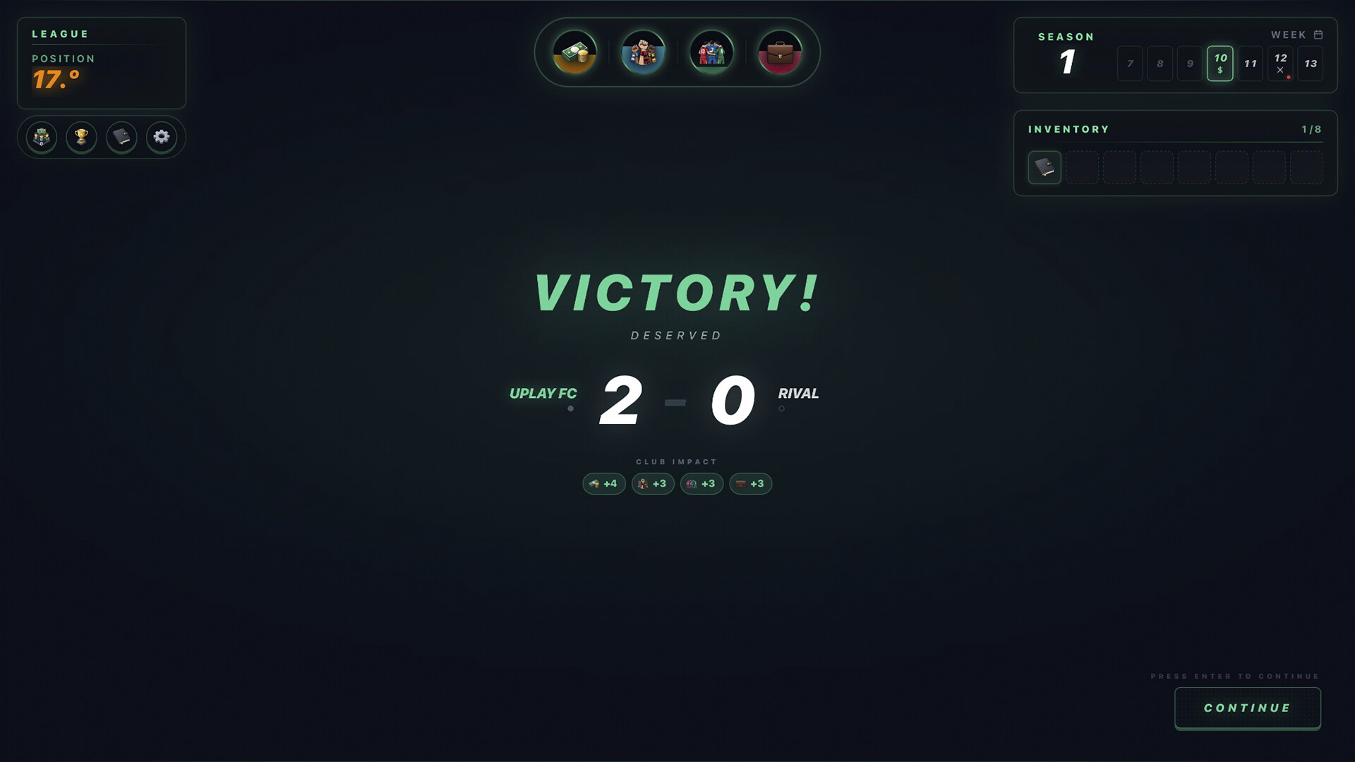 Скриншот Road To Glory