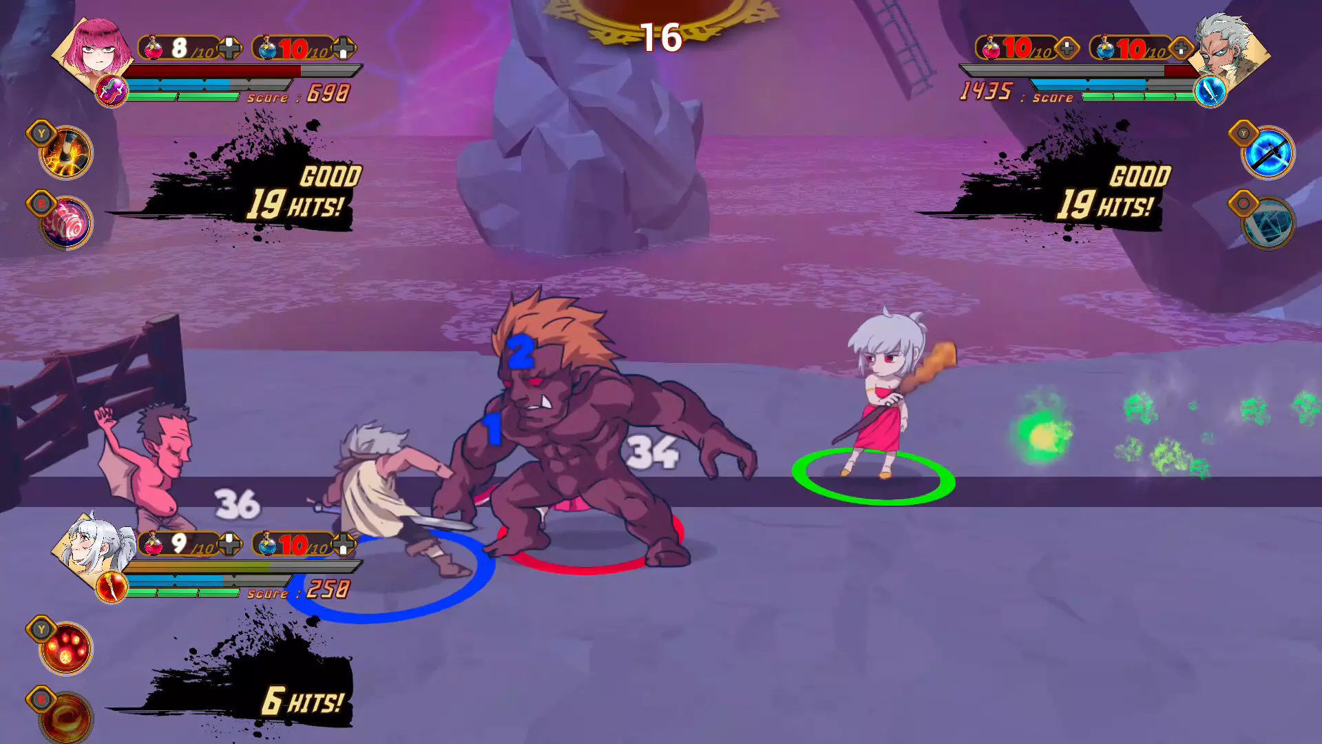 Скриншот Unrivaled Heroes: 2.5D Brawler